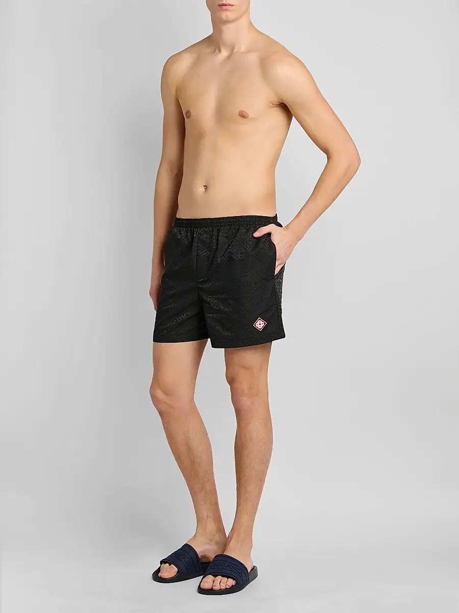 Casablanca Men's Jacquard Swim Shorts | Thumbnail 2 Casablanca Men's Jacquard Swim Shorts | Thumbnail 2