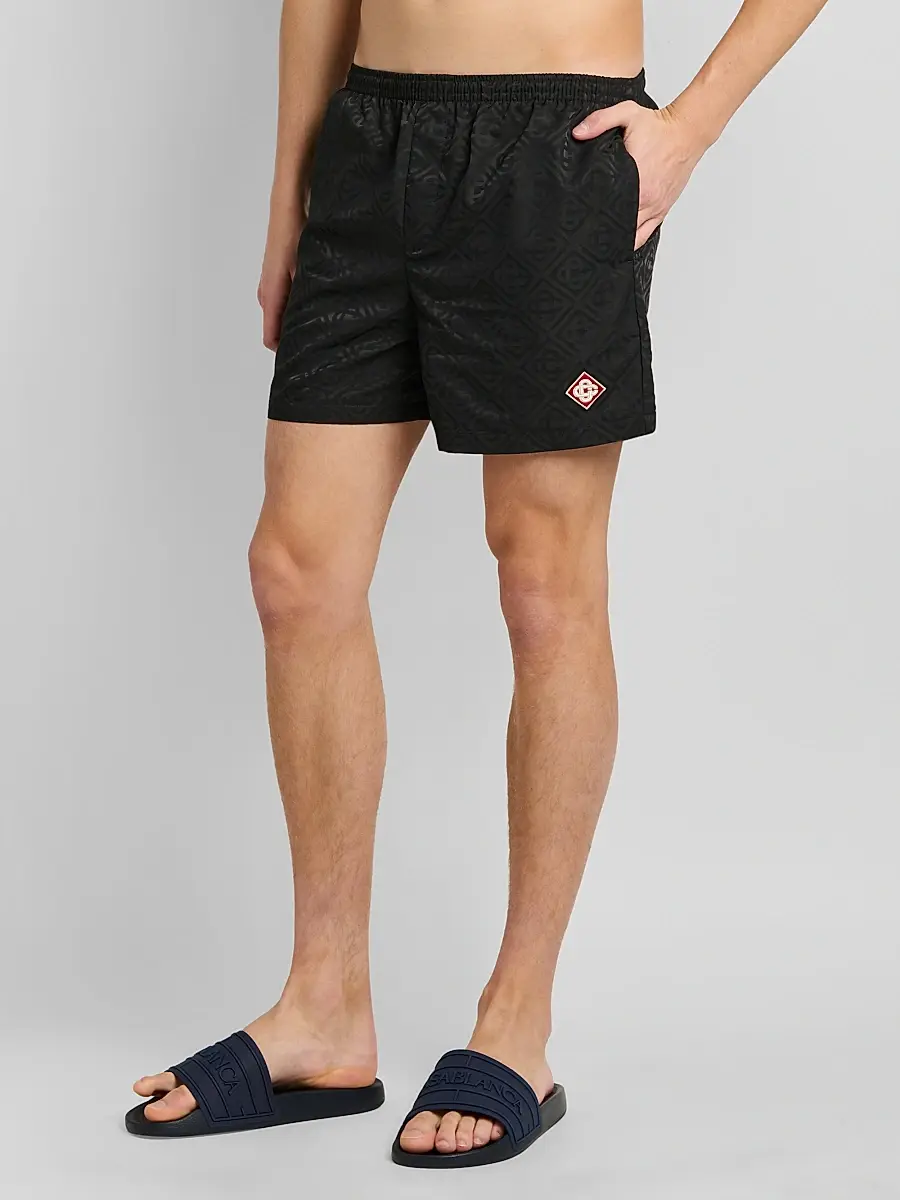 Casablanca Men's Jacquard Swim Shorts | Thumbnail 4 Casablanca Men's Jacquard Swim Shorts | Thumbnail 4