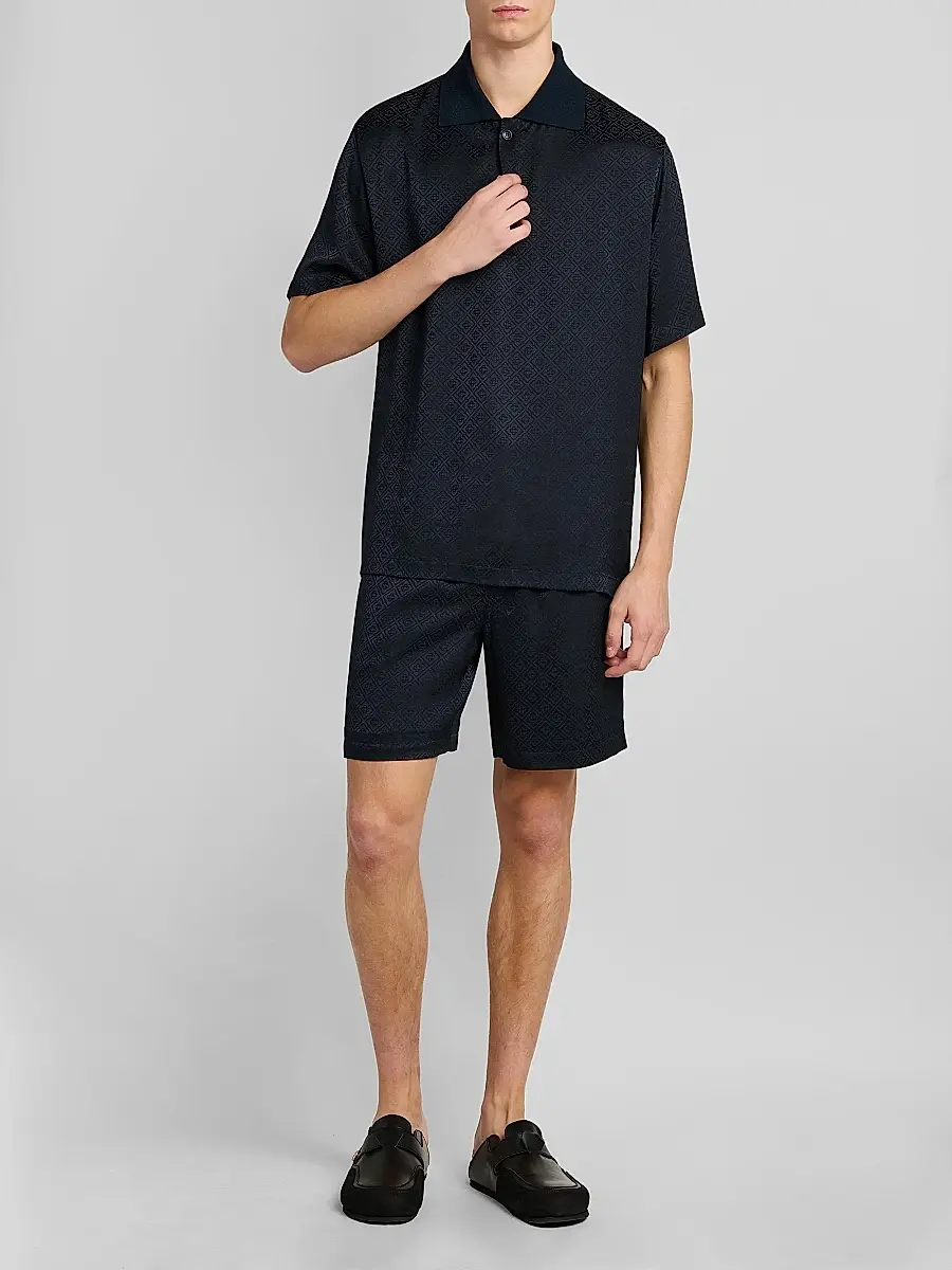 Casablanca Men's Monogram Drawstring Shorts | Thumbnail 2 Casablanca Men's Monogram Drawstring Shorts | Thumbnail 2