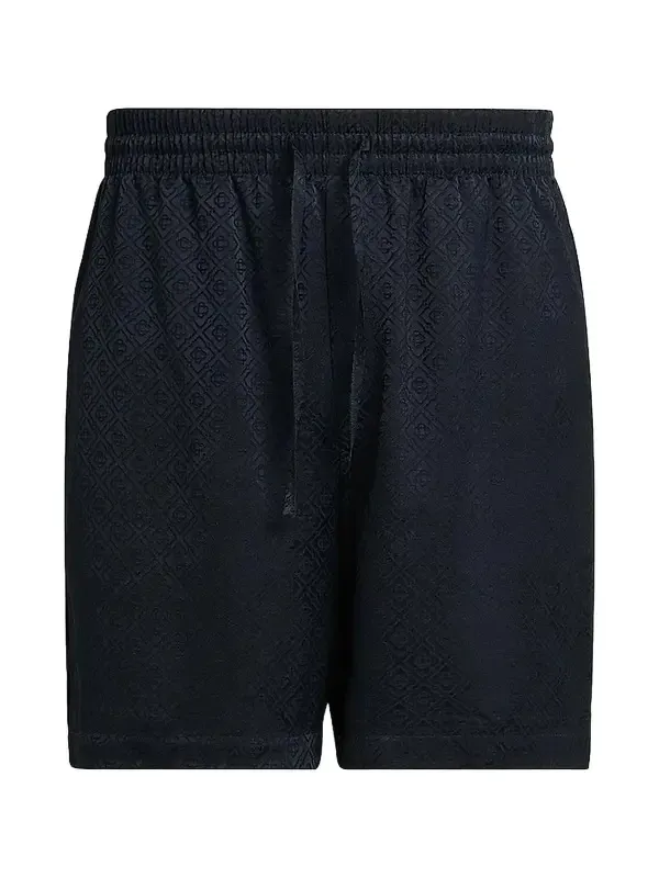Men's Monogram Drawstring Shorts