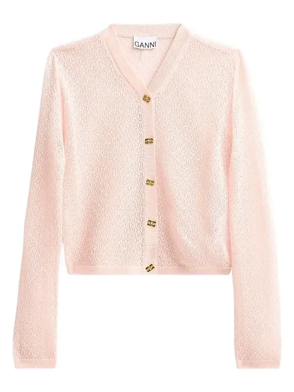 Women's Pointelle-Knit Cardigan