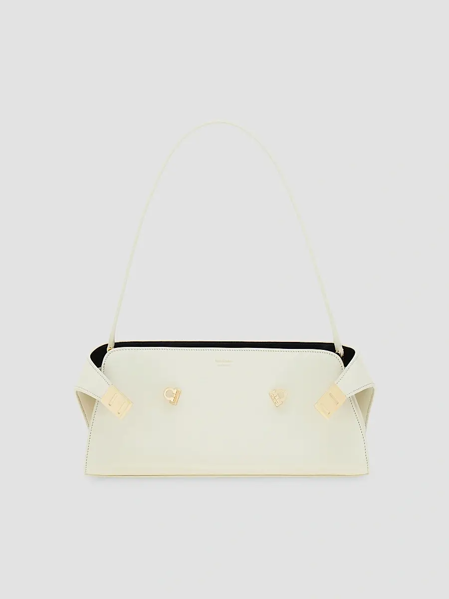Ferragamo Women's East-West Hug Leather Shoulder Bag | Thumbnail 6 Ferragamo Women's East-West Hug Leather Shoulder Bag | Thumbnail 6