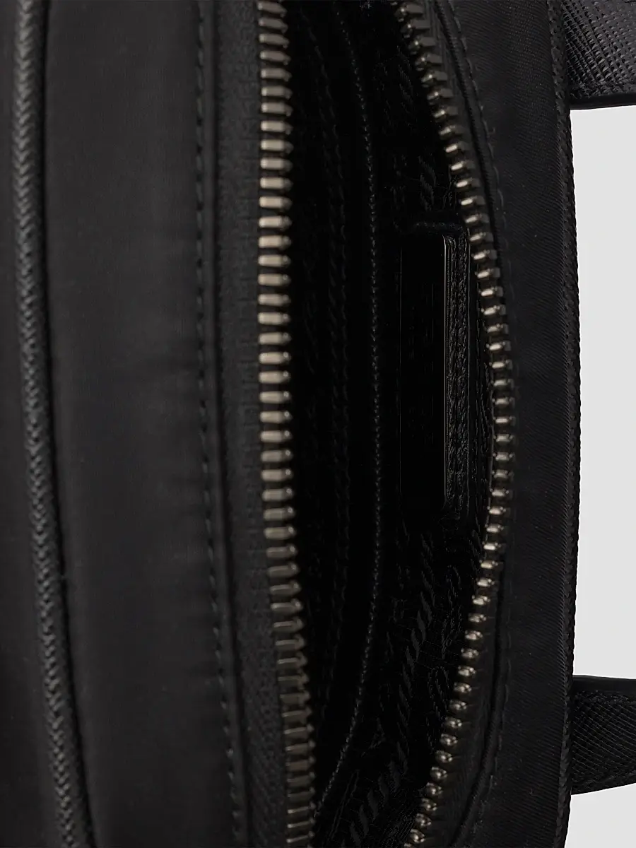 Prada Men's Re-Nylon and Saffiano Leather Shoulder Bag | Thumbnail 5 Prada Men's Re-Nylon and Saffiano Leather Shoulder Bag | Thumbnail 5