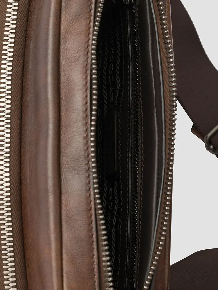 Prada Men's Leather Shoulder Bag | Thumbnail 5 Prada Men's Leather Shoulder Bag | Thumbnail 5