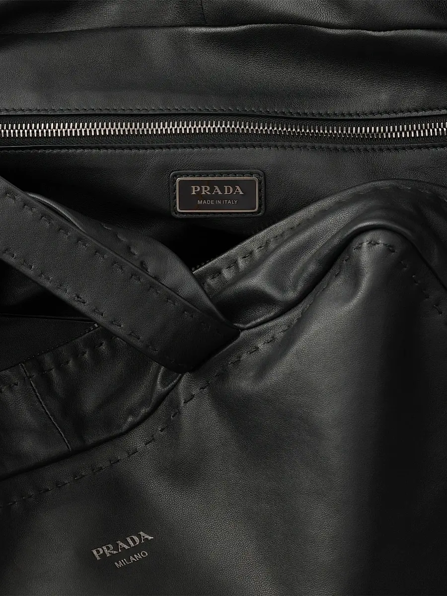 Prada Men's Nappa Leather Work Bag | Thumbnail 7 Prada Men's Nappa Leather Work Bag | Thumbnail 7