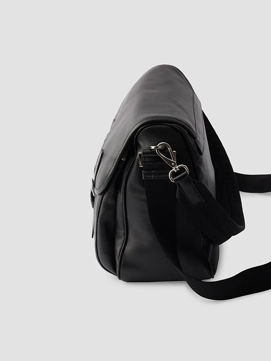 Prada Men's Leather Shoulder Bag | Thumbnail 6 Prada Men's Leather Shoulder Bag | Thumbnail 6