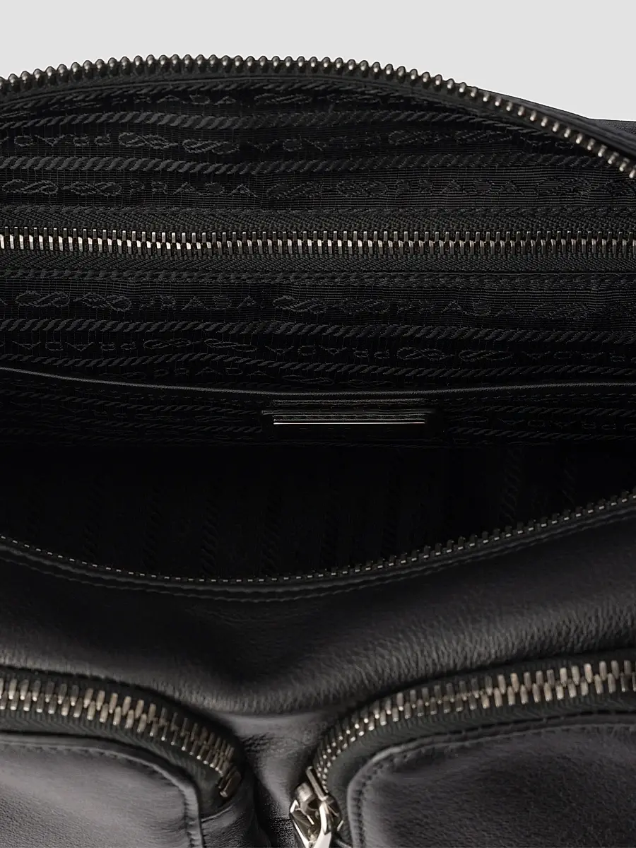 Prada Men's Leather Shoulder Bag | Thumbnail 7 Prada Men's Leather Shoulder Bag | Thumbnail 7