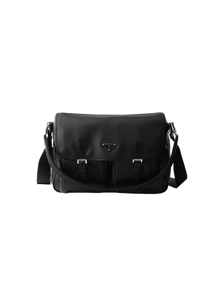 Prada Men's Leather Shoulder Bag | Image 1 Prada Men's Leather Shoulder Bag | Image 1