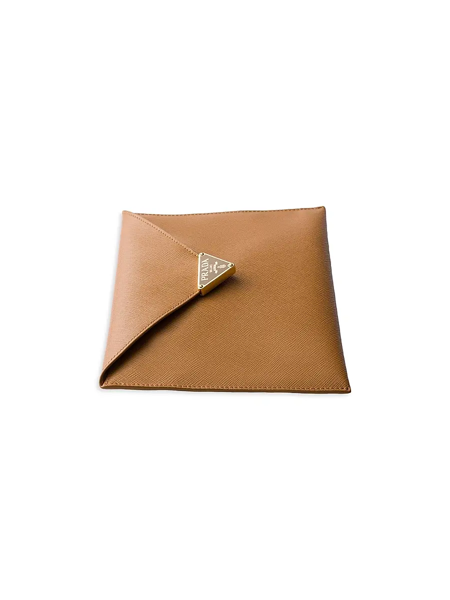 Prada Women's Saffiano Leather Envelope Clutch | Thumbnail 3 Prada Women's Saffiano Leather Envelope Clutch | Thumbnail 3