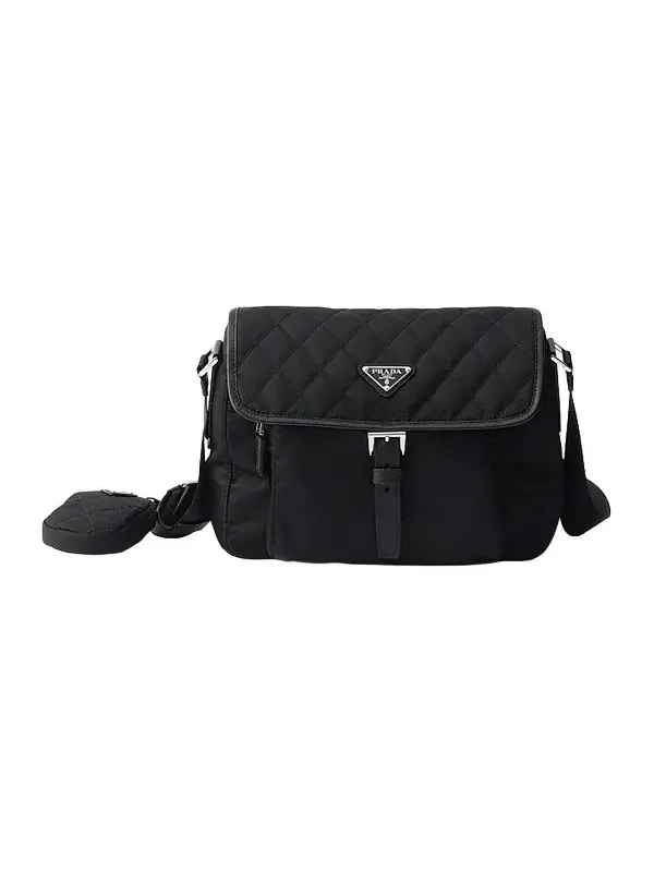 Women's Medium Quilted Nylon Shoulder Bag Women's Medium Quilted Nylon Shoulder Bag