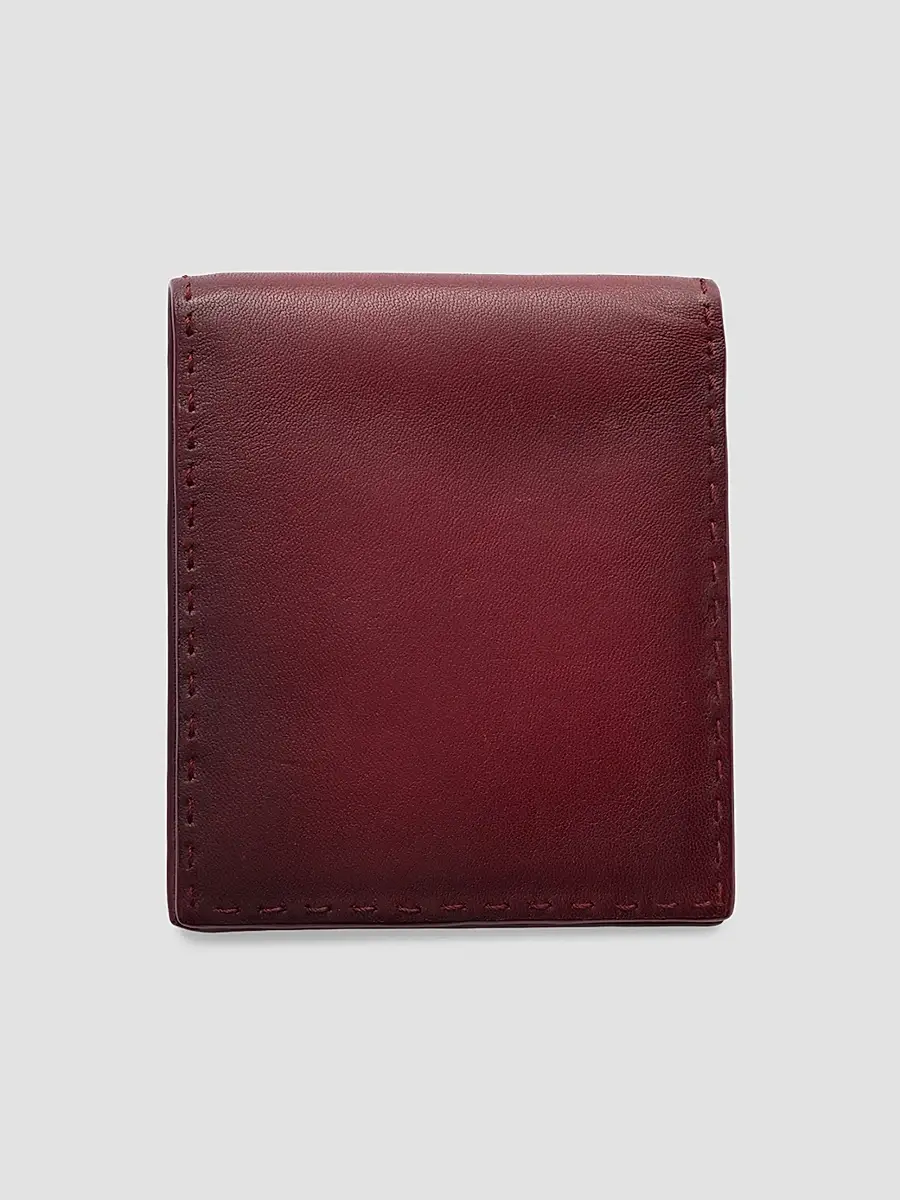 Prada Men's Antiqued Leather Wallet | Thumbnail 3 Prada Men's Antiqued Leather Wallet | Thumbnail 3