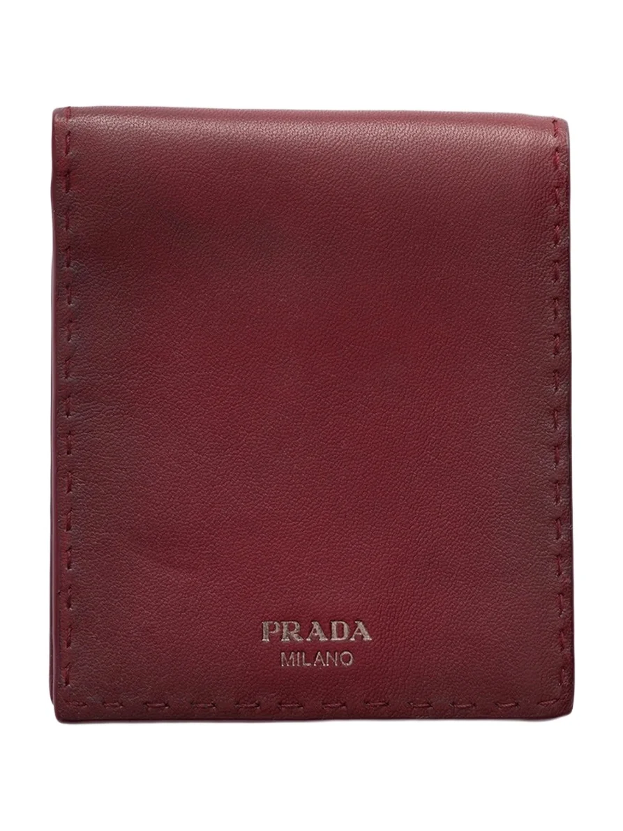 Prada Men's Antiqued Leather Wallet