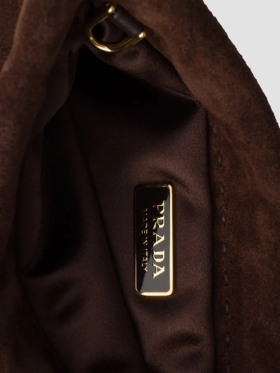 Prada Women's Suede Smartphone Pouch | Thumbnail 4