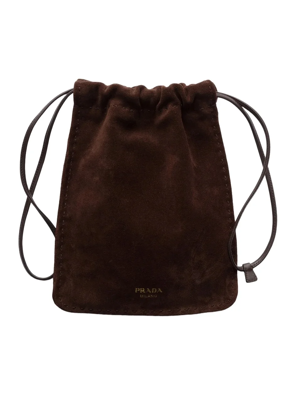 Women's Suede Smartphone Pouch