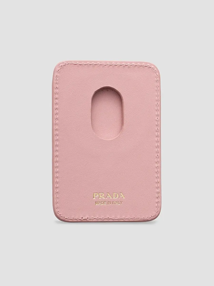 Prada Women's Saffiano Leather Card Holder | Thumbnail 2 Prada Women's Saffiano Leather Card Holder | Thumbnail 2