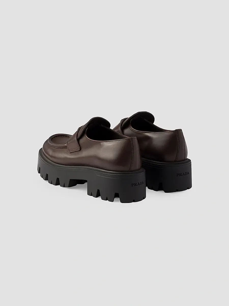 Prada Women's Leather Loafers | Thumbnail 3 Prada Women's Leather Loafers | Thumbnail 3