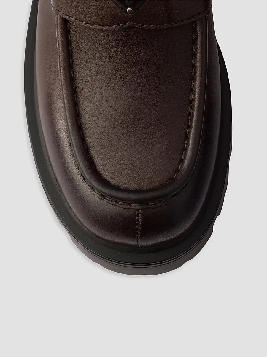 Prada Women's Leather Loafers | Thumbnail 5 Prada Women's Leather Loafers | Thumbnail 5