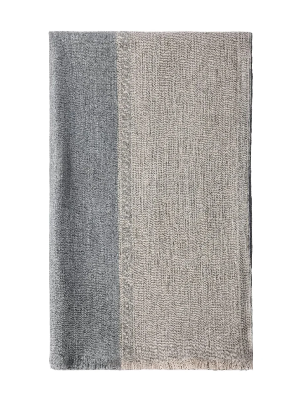 Men's Wool and Silk Stole - Grey Men's Wool and Silk Stole - Grey