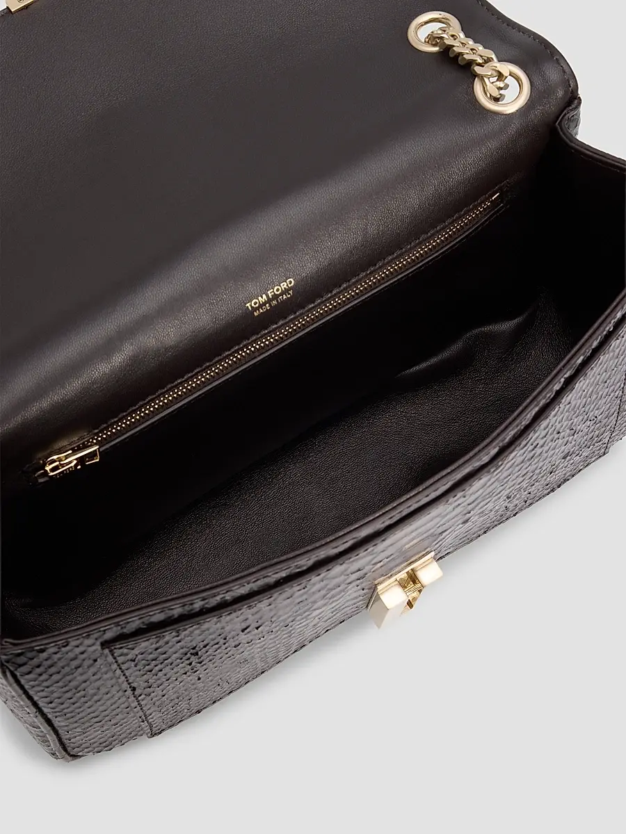Tom Ford Women's Mia Python-Embossed Leather Chain Shoulder Bag | Thumbnail 3 Tom Ford Women's Mia Python-Embossed Leather Chain Shoulder Bag | Thumbnail 3
