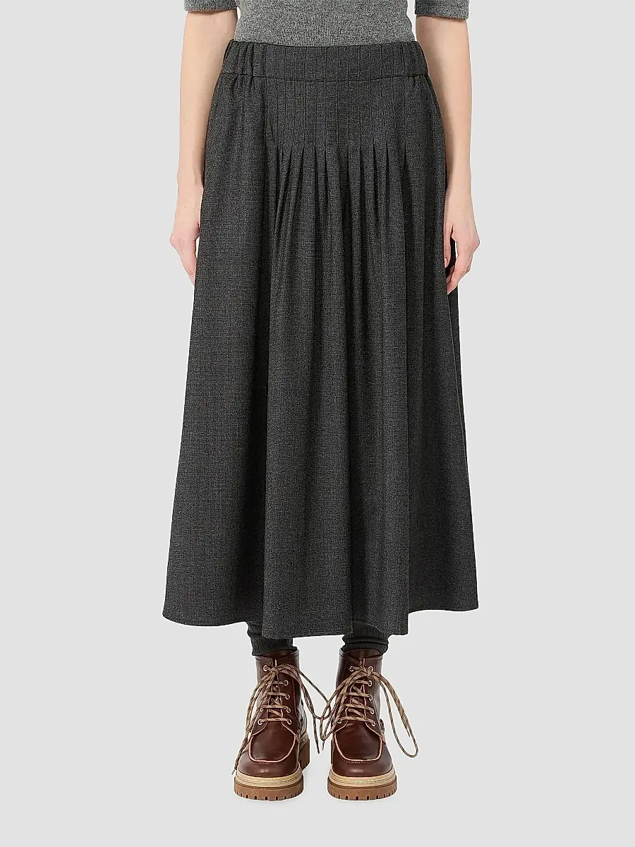 Weekend Max Mara Women's Stretch Wool Flannel Skirt | Thumbnail 3 Weekend Max Mara Women's Stretch Wool Flannel Skirt | Thumbnail 3