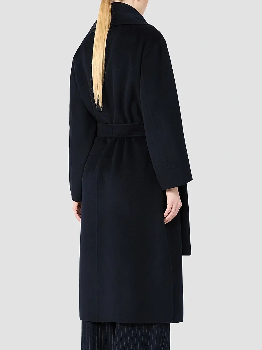 Max Mara Women's Double Wool and Cashmere Robe Coat | Thumbnail 5