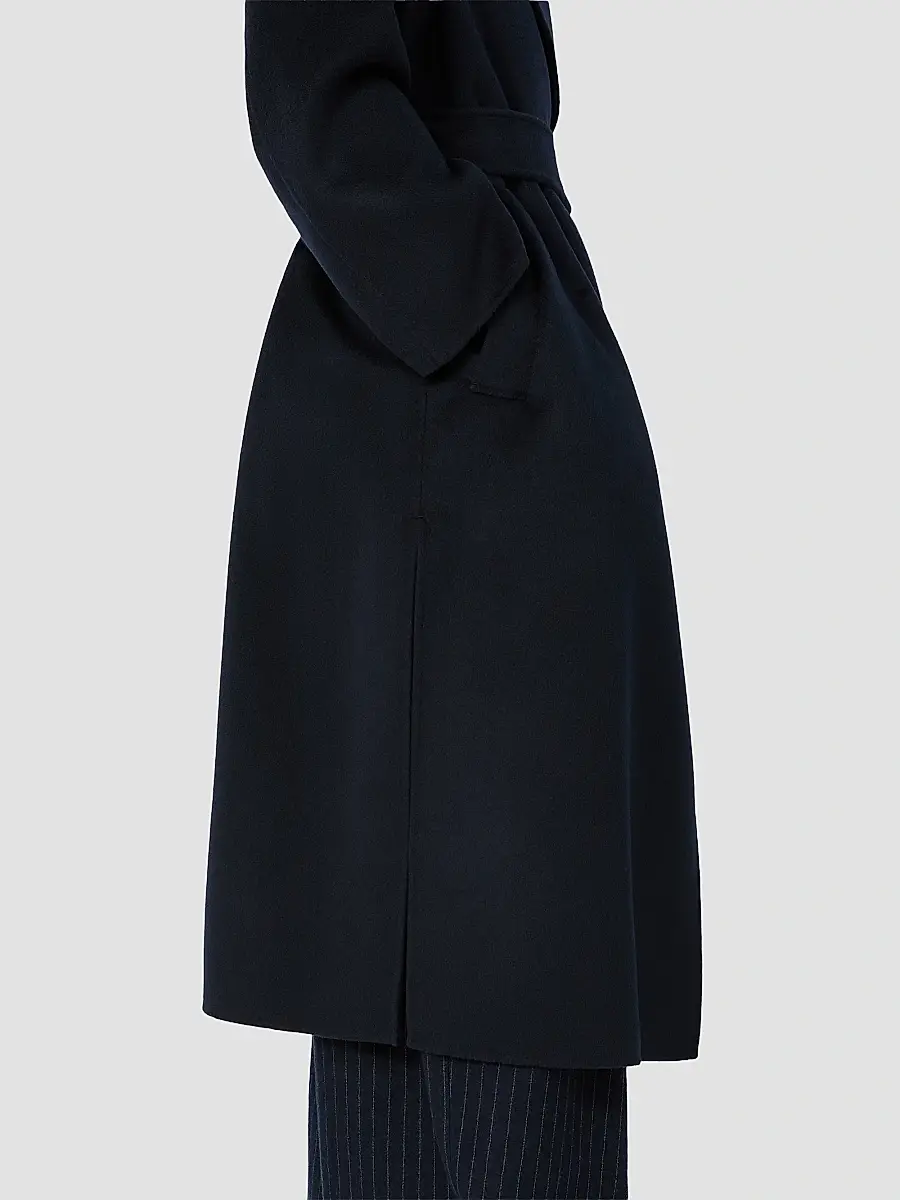 Max Mara Women's Double Wool and Cashmere Robe Coat | Thumbnail 6