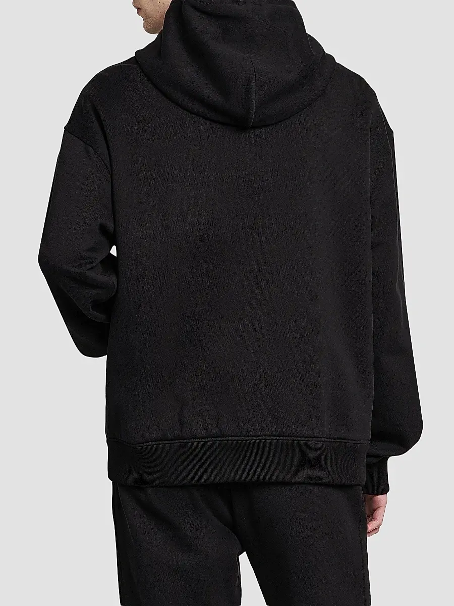 Dolce & Gabbana Men's Logo Cotton Zip-Front Hoodie | Thumbnail 5 Dolce & Gabbana Men's Logo Cotton Zip-Front Hoodie | Thumbnail 5