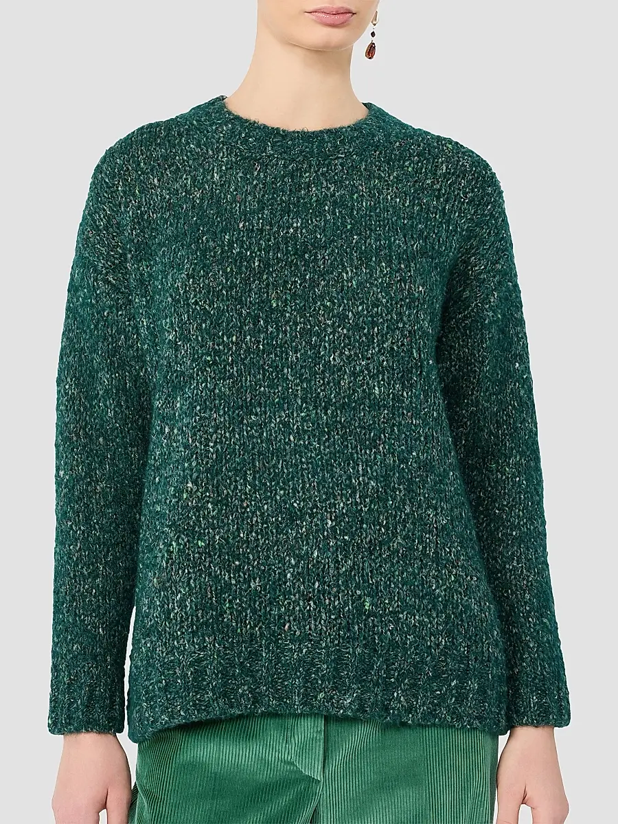 Weekend Max Mara Women's Tweed Alpaca Yarn Sweater | Thumbnail 5 Weekend Max Mara Women's Tweed Alpaca Yarn Sweater | Thumbnail 5