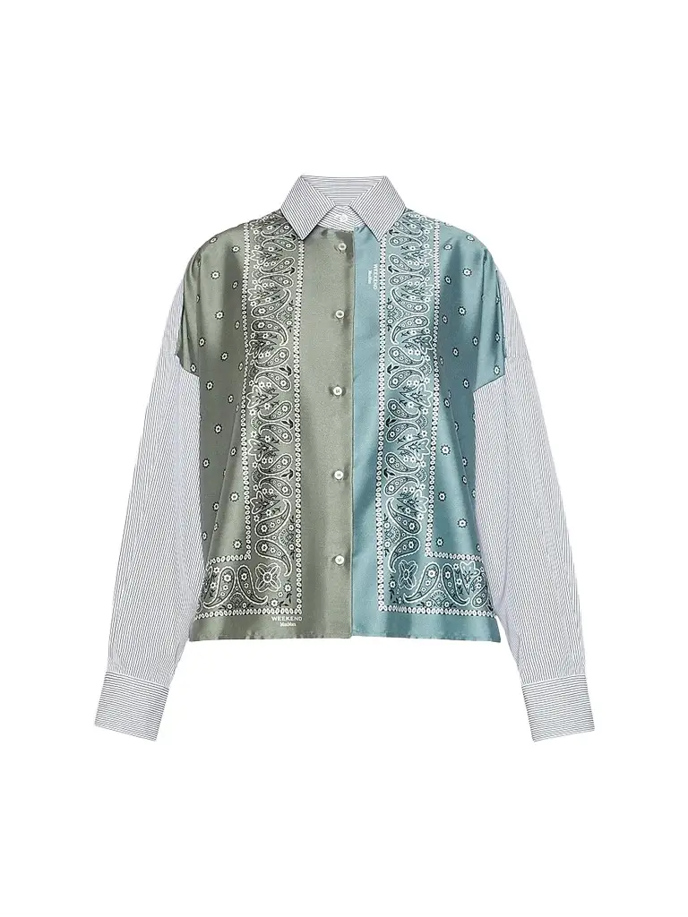 Weekend Max Mara Women's Technical Twill and Cotton Poplin Shirt | Image 1 Weekend Max Mara Women's Technical Twill and Cotton Poplin Shirt | Image 1