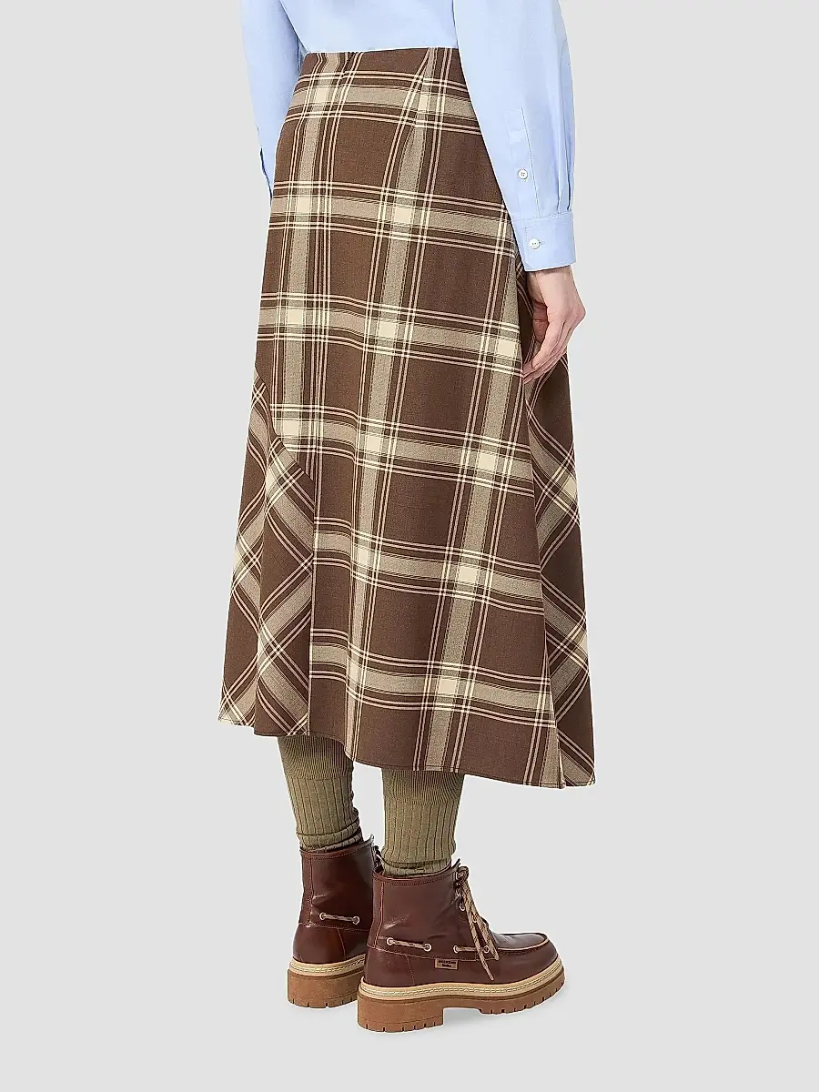 Weekend Max Mara Women's Two Way Stretch Wool Twill Skirt | Thumbnail 4 Weekend Max Mara Women's Two Way Stretch Wool Twill Skirt | Thumbnail 4