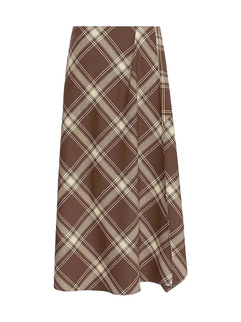 Weekend Max Mara Women's Two Way Stretch Wool Twill Skirt - Brown | Image 1 Weekend Max Mara Women's Two Way Stretch Wool Twill Skirt - Brown | Image 1