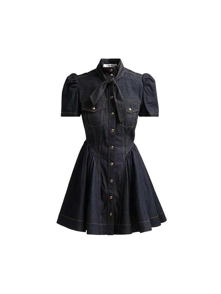 Zimmermann Women's Denim Corset Minidress | Image 1 Zimmermann Women's Denim Corset Minidress | Image 1