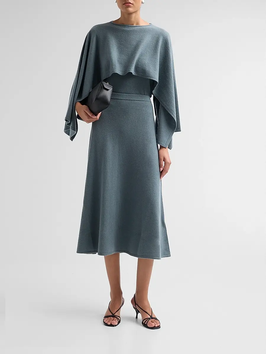 Zimmermann Women's Valiant Wool Draped Sweater | Thumbnail 2 Zimmermann Women's Valiant Wool Draped Sweater | Thumbnail 2