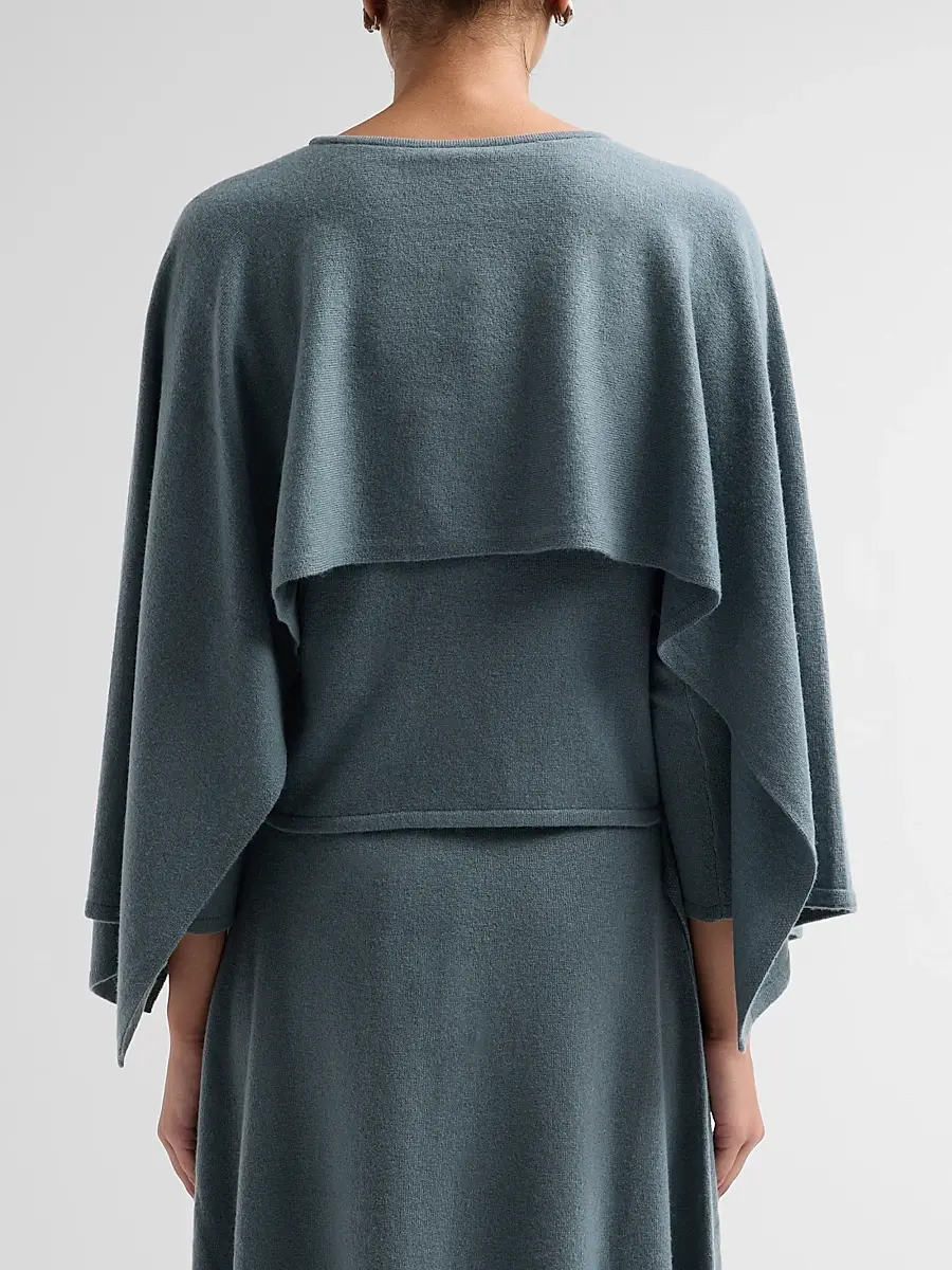Zimmermann Women's Valiant Wool Draped Sweater | Thumbnail 3 Zimmermann Women's Valiant Wool Draped Sweater | Thumbnail 3