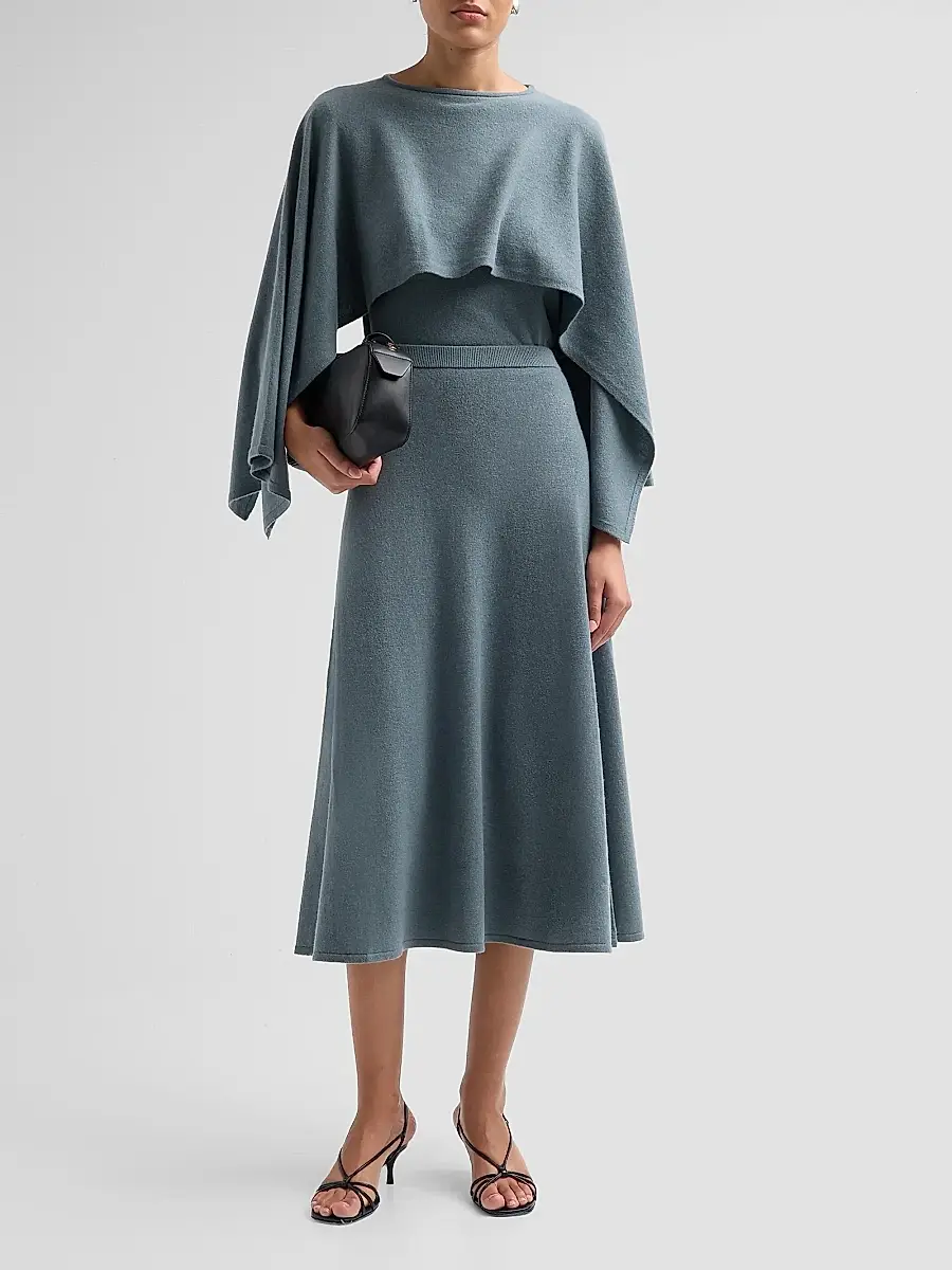 Zimmermann Women's Valiant Wool-Cashmere Midi Skirt | Thumbnail 2 Zimmermann Women's Valiant Wool-Cashmere Midi Skirt | Thumbnail 2