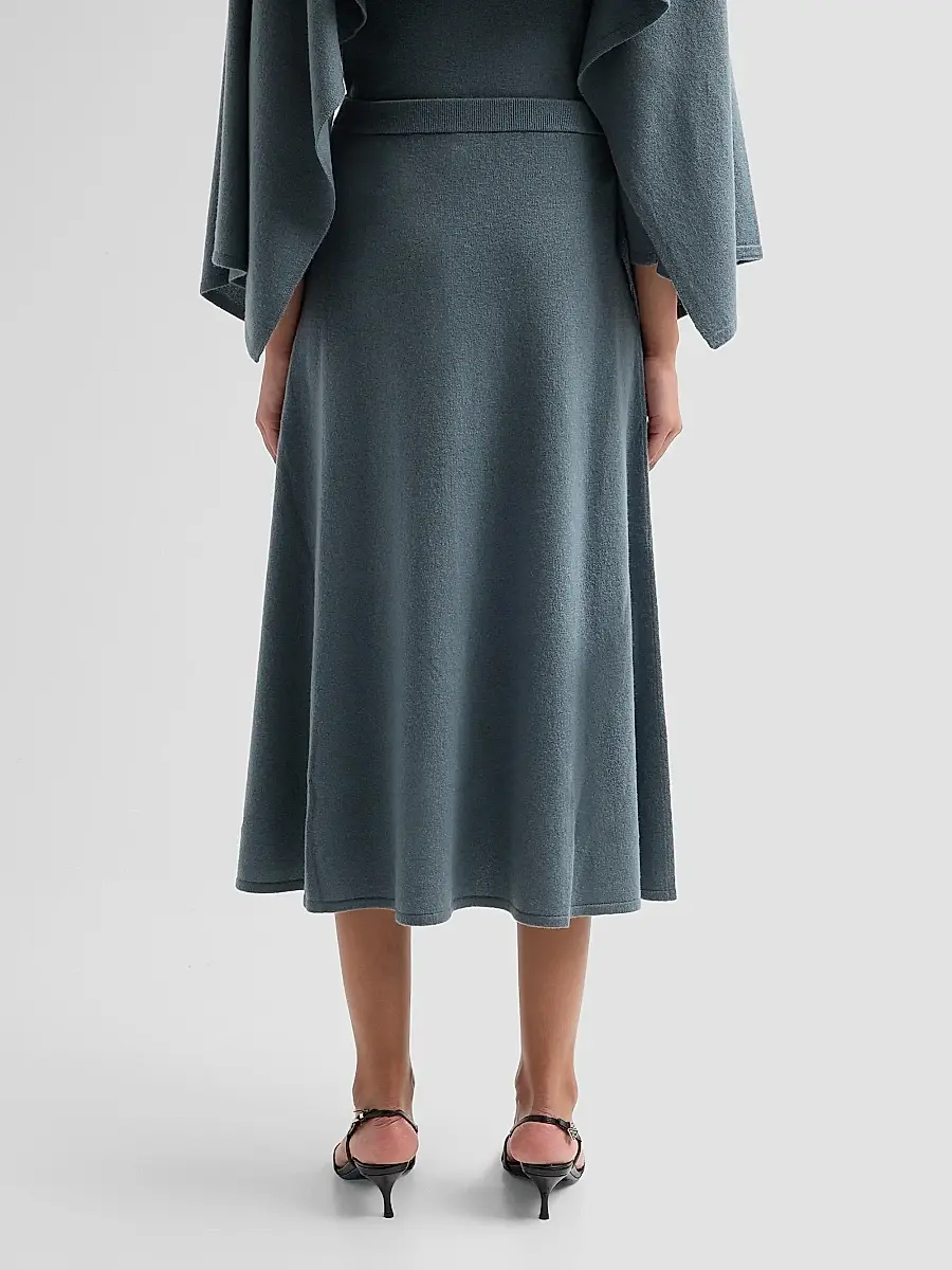 Zimmermann Women's Valiant Wool-Cashmere Midi Skirt | Thumbnail 3 Zimmermann Women's Valiant Wool-Cashmere Midi Skirt | Thumbnail 3