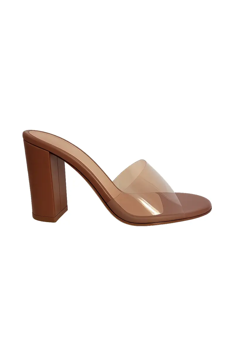 Gianvito Rossi Glass Mule 85 | Image 1 Gianvito Rossi Glass Mule 85 | Image 1