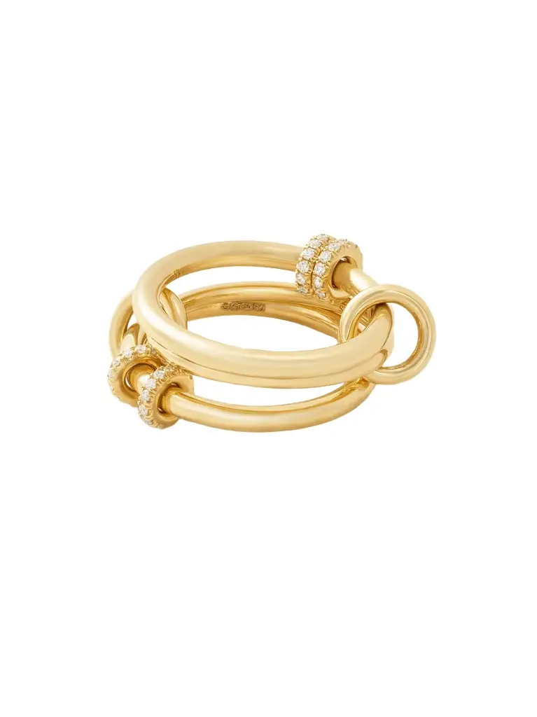 Spinelli Kilcollin Jovie set of three 18-karat gold diamond rings | Image 1 Spinelli Kilcollin Jovie set of three 18-karat gold diamond rings | Image 1