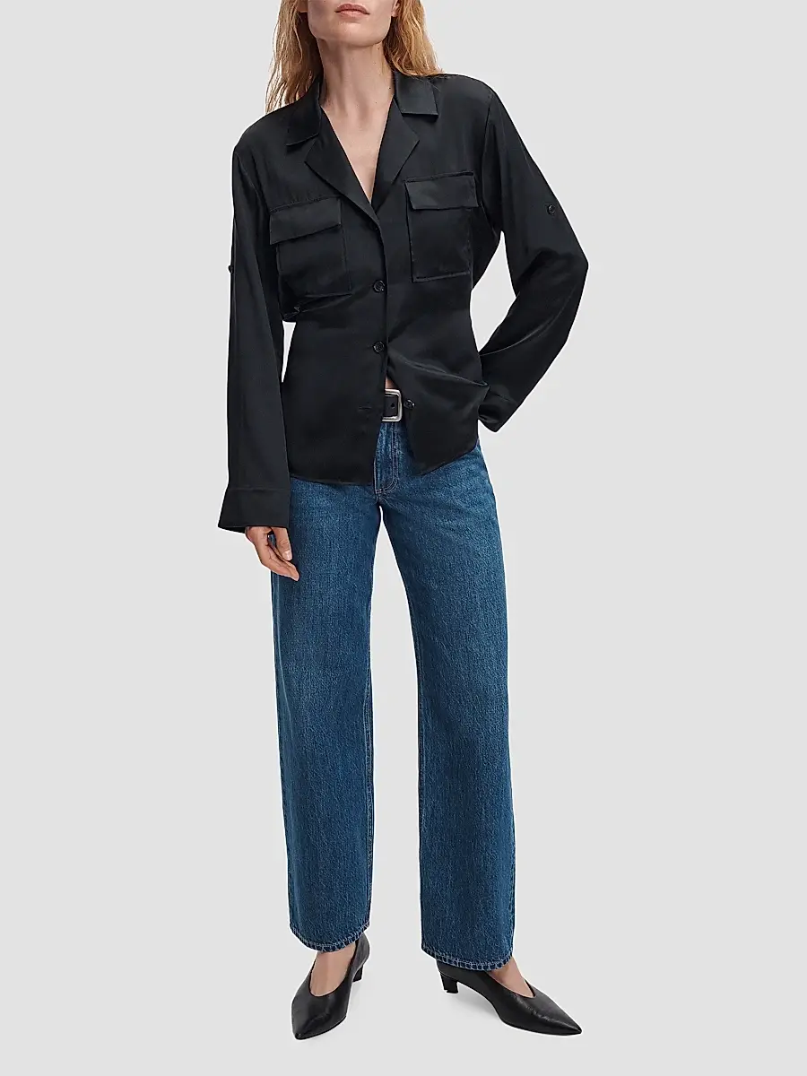 rag & bone Women's Cam Ankle Straight Jeans | Thumbnail 2 rag & bone Women's Cam Ankle Straight Jeans | Thumbnail 2