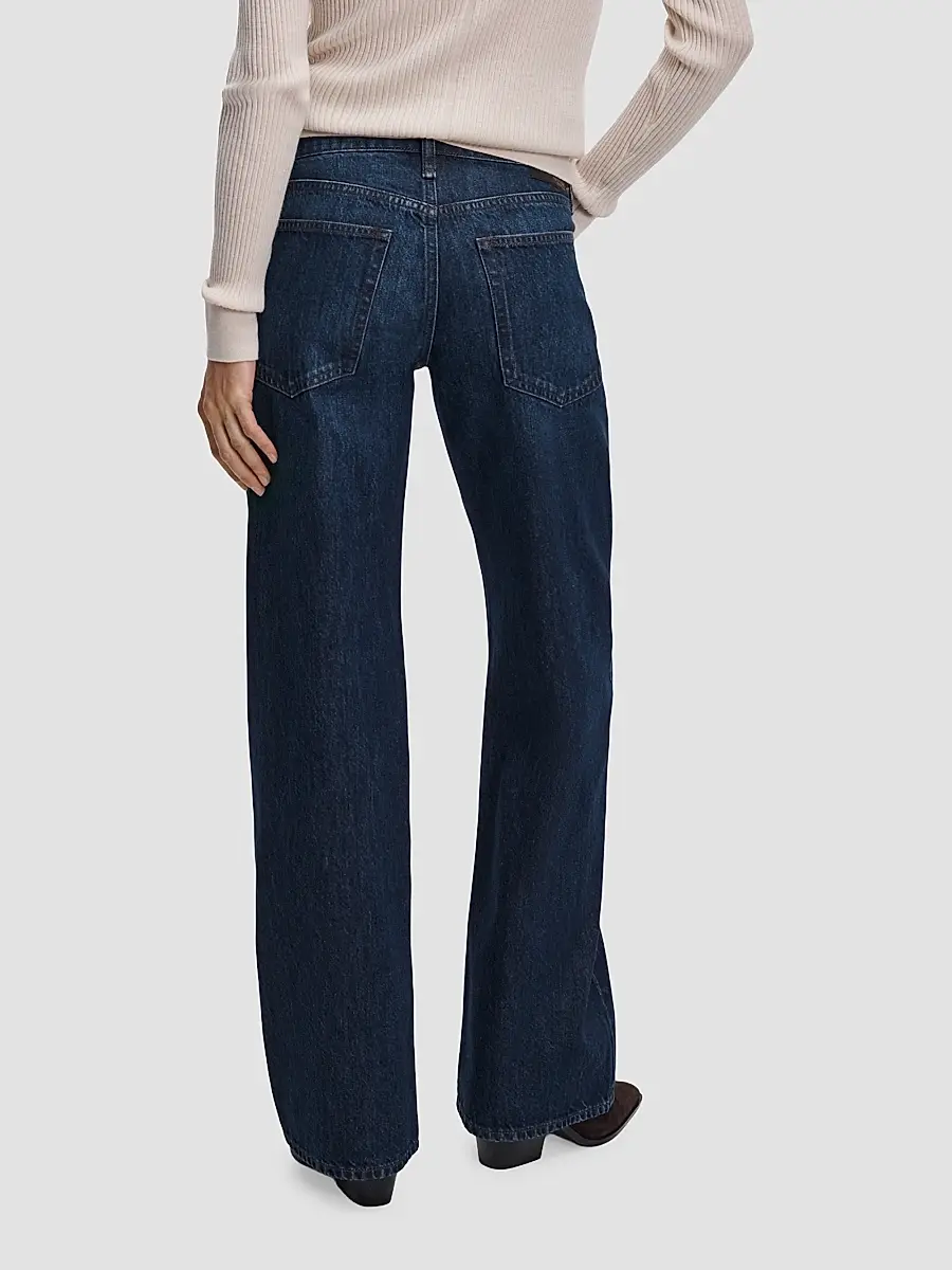 rag & bone Women's Cam Low-Rise Full Straight Jeans | Thumbnail 3 rag & bone Women's Cam Low-Rise Full Straight Jeans | Thumbnail 3