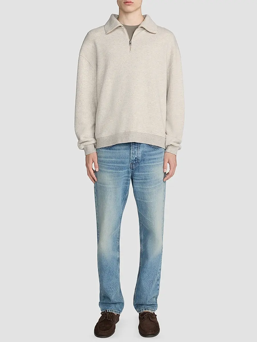 Frame Men's Relaxed Quarter-Zip Sweatshirt | Thumbnail 2