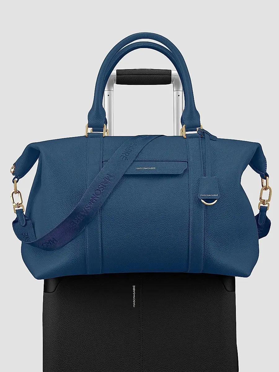 MAISON de SABRÉ Men's Large Leather Weekender Bag | Thumbnail 8 MAISON de SABRÉ Men's Large Leather Weekender Bag | Thumbnail 8