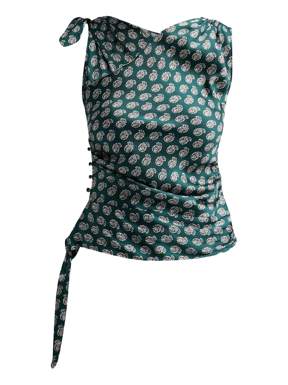 Women's Janille Paisley Silk Top Women's Janille Paisley Silk Top