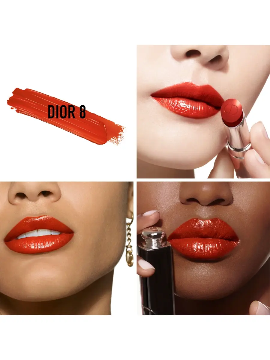 Dior Women's Addict Shine Lipstick Refill - 008 8 | Thumbnail 3 Dior Women's Addict Shine Lipstick Refill - 008 8 | Thumbnail 3