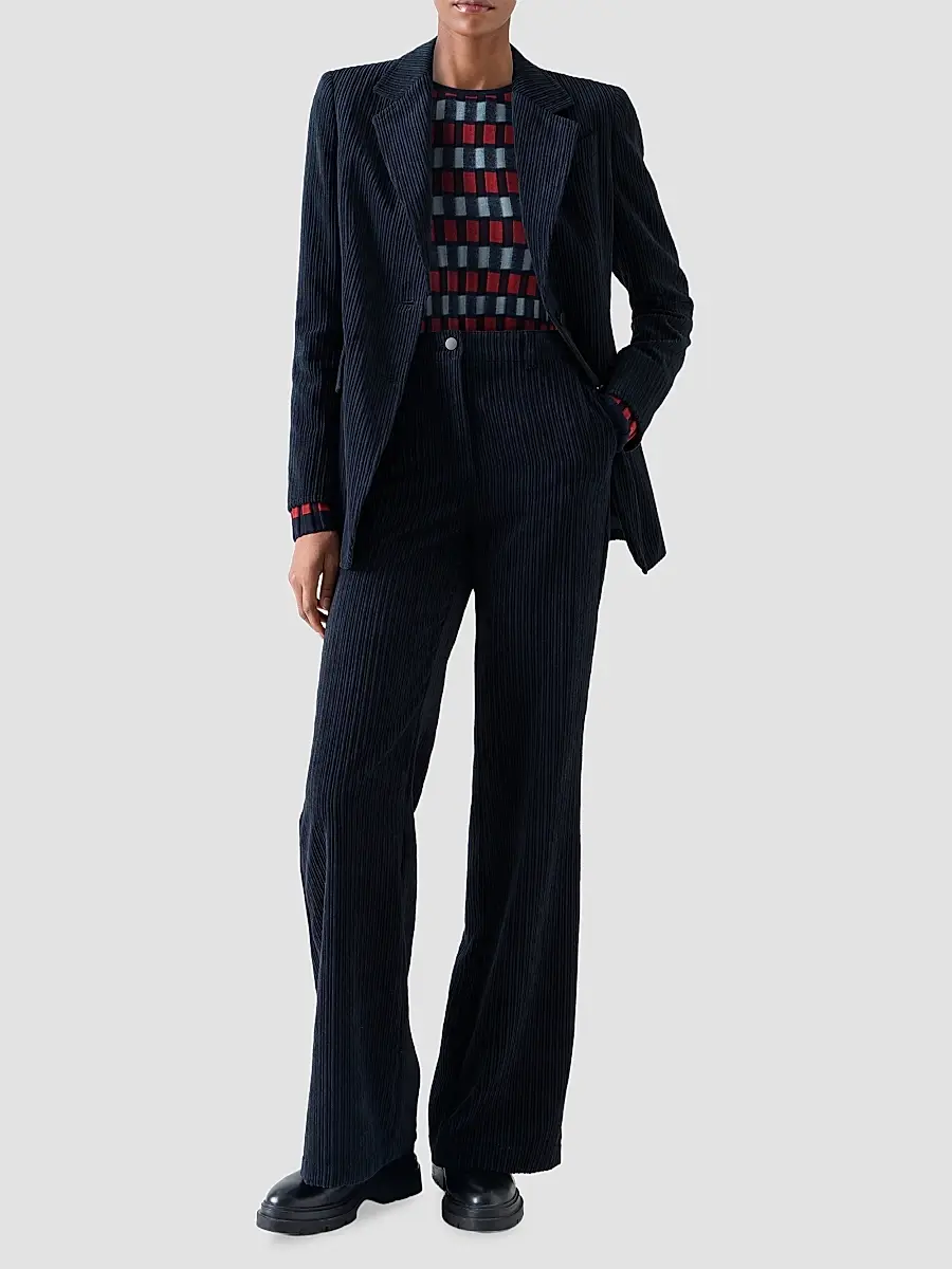 Akris punto Women's Techno Corduroy Blazer | Thumbnail 2 Akris punto Women's Techno Corduroy Blazer | Thumbnail 2