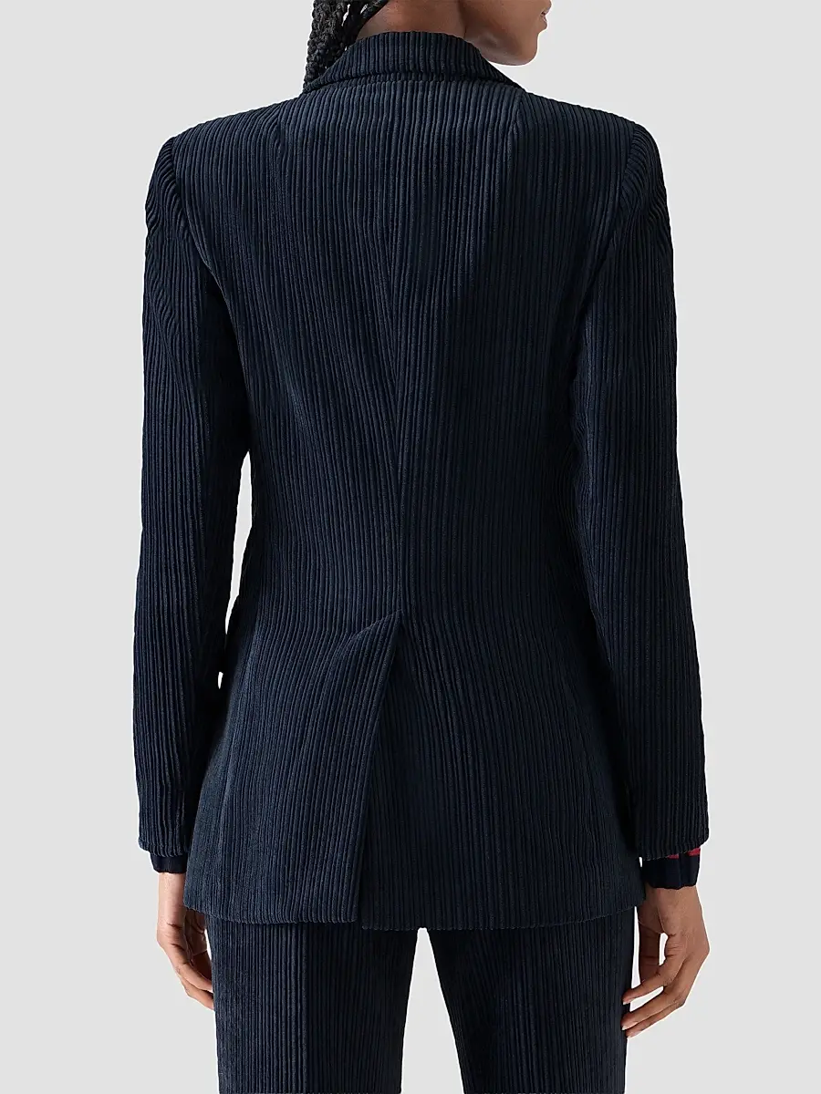 Akris punto Women's Techno Corduroy Blazer | Thumbnail 3 Akris punto Women's Techno Corduroy Blazer | Thumbnail 3