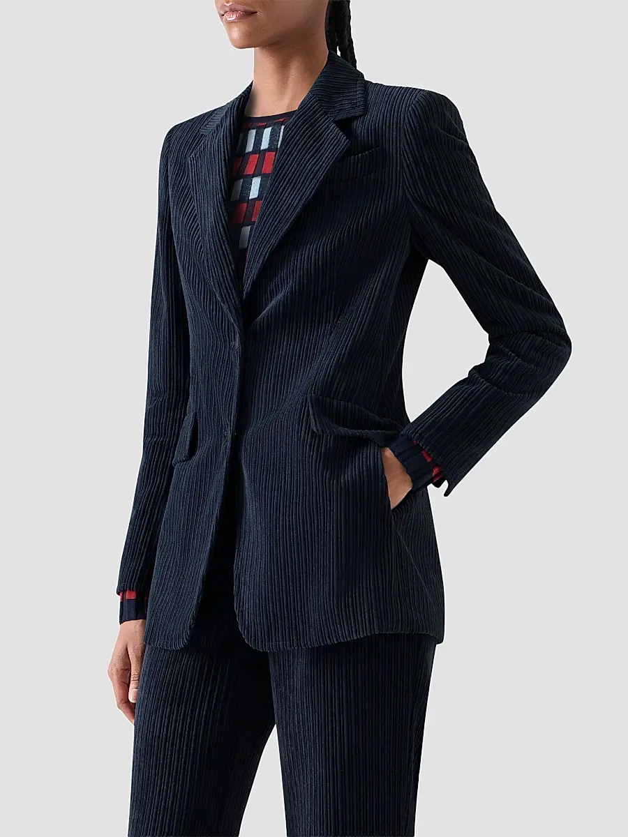 Akris punto Women's Techno Corduroy Blazer | Thumbnail 6 Akris punto Women's Techno Corduroy Blazer | Thumbnail 6