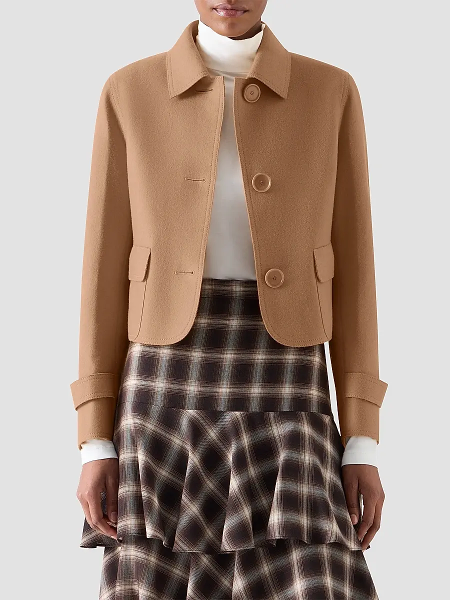 Akris punto Women's Boxy Wool-Blend Jacket | Thumbnail 4