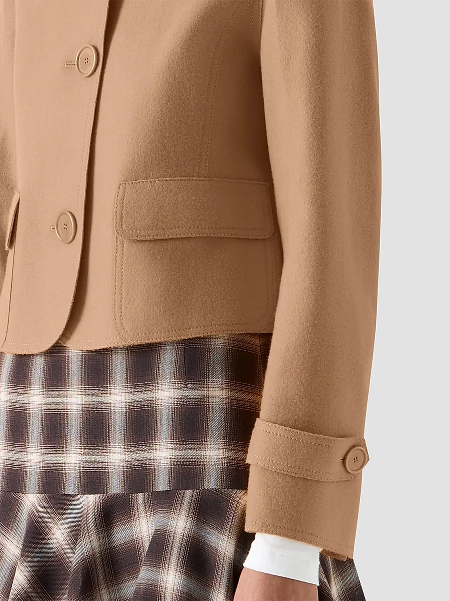Akris punto Women's Boxy Wool-Blend Jacket | Thumbnail 5