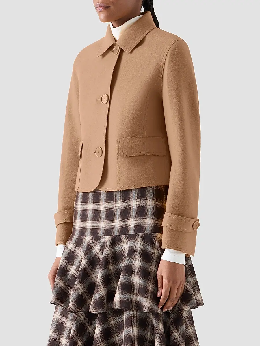 Akris punto Women's Boxy Wool-Blend Jacket | Thumbnail 6